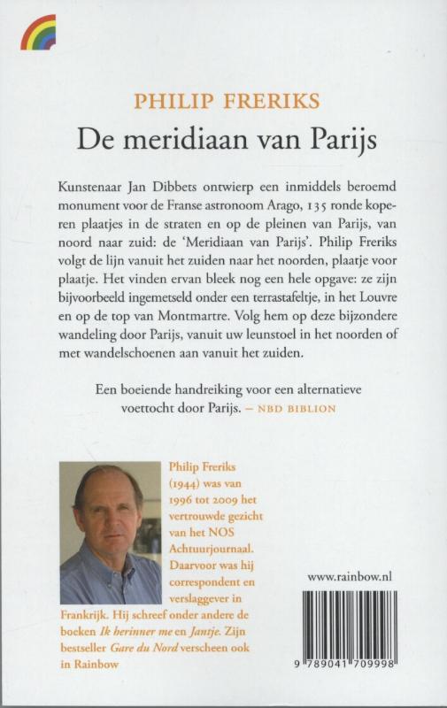 De meridiaan van Parijs achterkant