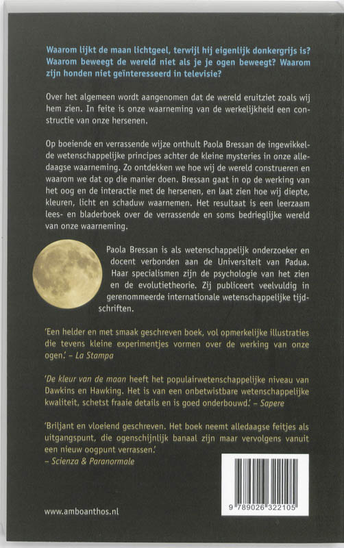 De kleur van de maan De kleur van de maan achterkant