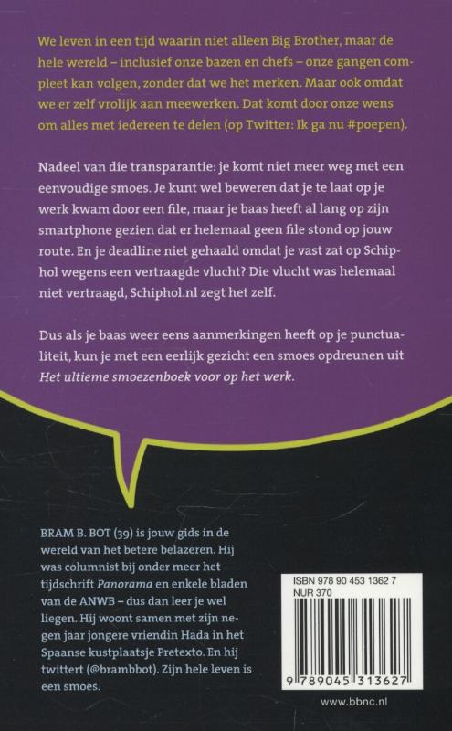 Het ultieme smoezenboek voor op het werk achterkant