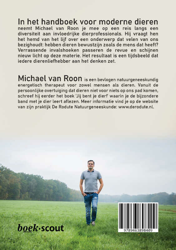 Het handboek voor moderne dieren achterkant