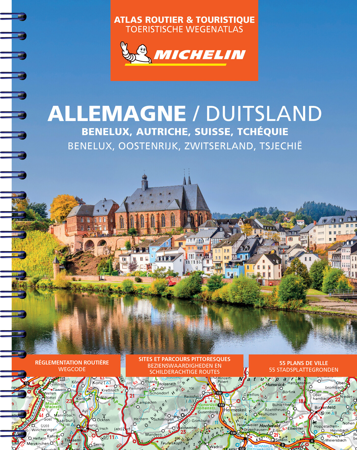 Allemagne, Benelux, Aut, Suisse, Tch 22462 Atlas / Michelin Atlassen