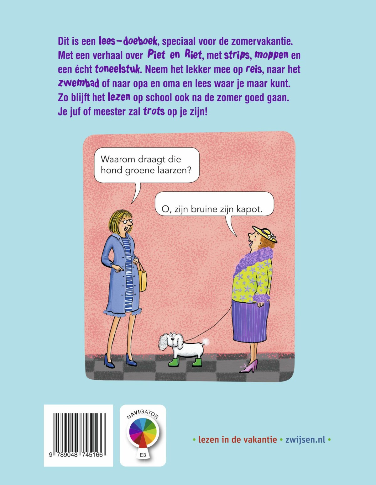 Pakket Zomerlezen groep 3 2022 (5 ex) / Zomerlezen achterkant