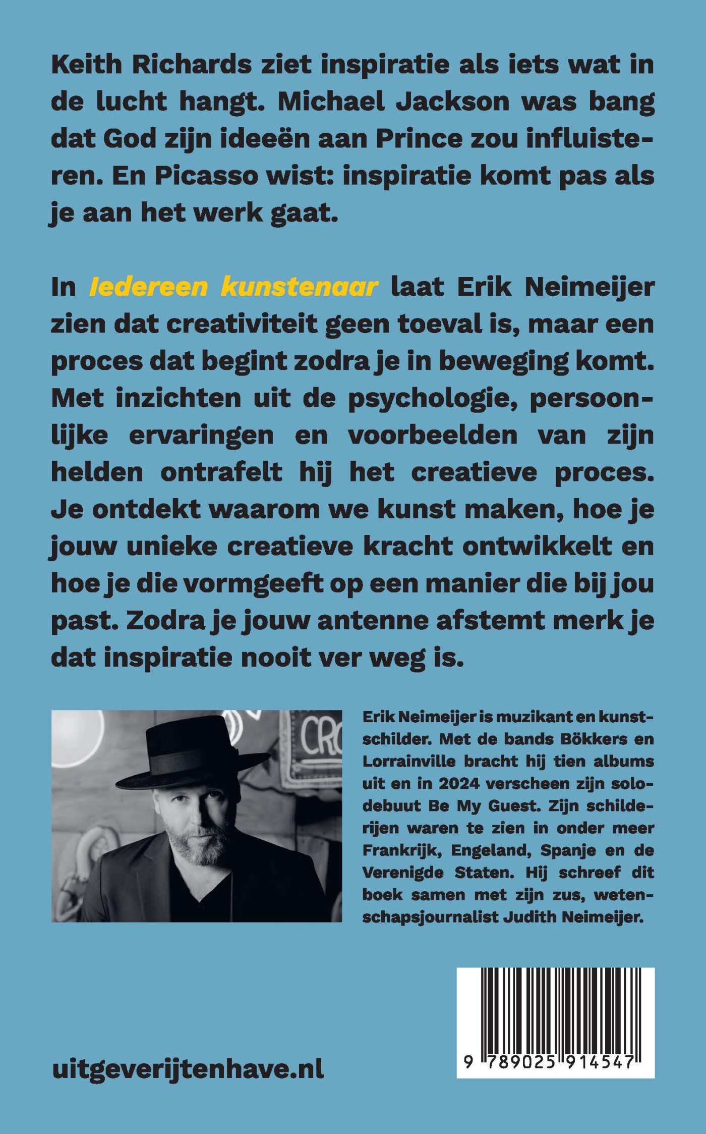 Iedereen kunstenaar achterkant
