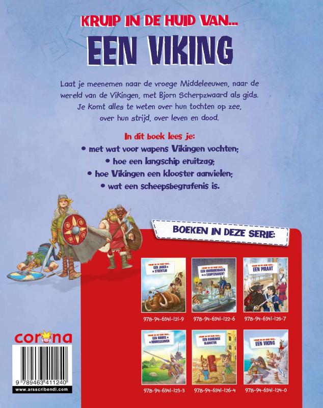 Een Viking / Kruip in de huid van... achterkant