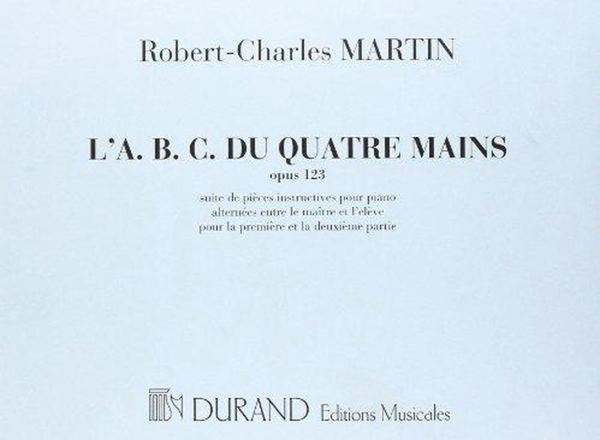 L'A.B.C. du 4 Mains, Opus 123