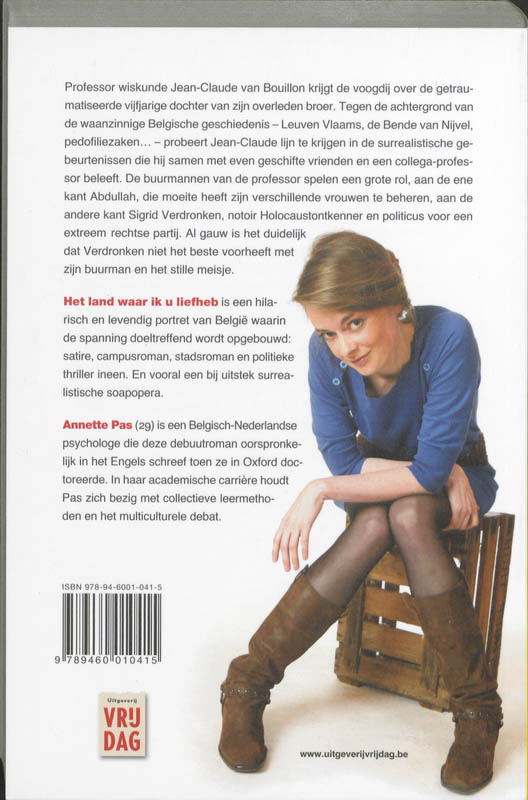 Het land waar ik u liefheb achterkant