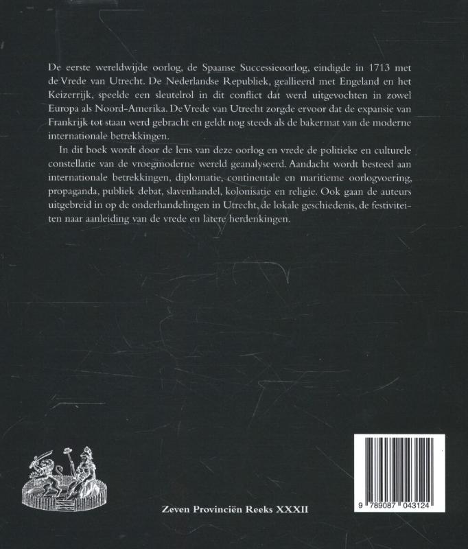 De vrede van Utrecht (1713) / Zeven Provincien reeks / 32 De vrede van Utrecht (1713) / Zeven Provincien reeks / 32 achterkant
