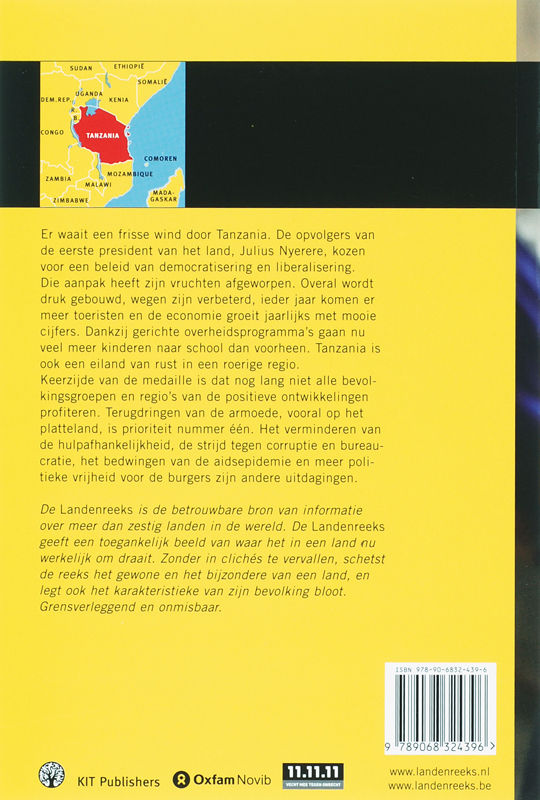 Tanzania / Landenreeks achterkant