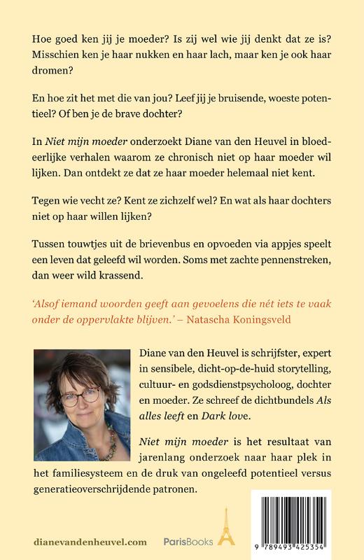 Niet mijn moeder achterkant