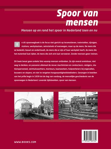 Spoor van mensen achterkant