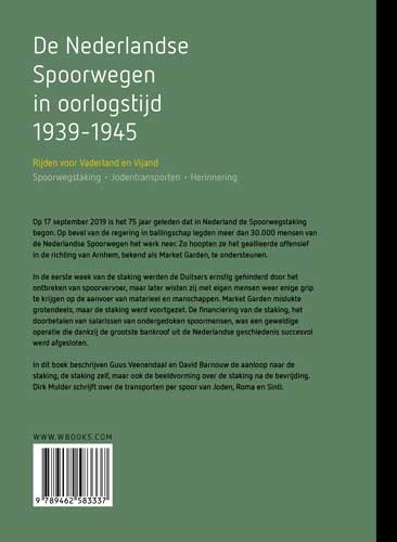 De Nederlandse spoorwegen in oorlogstijd 1939-1945 achterkant