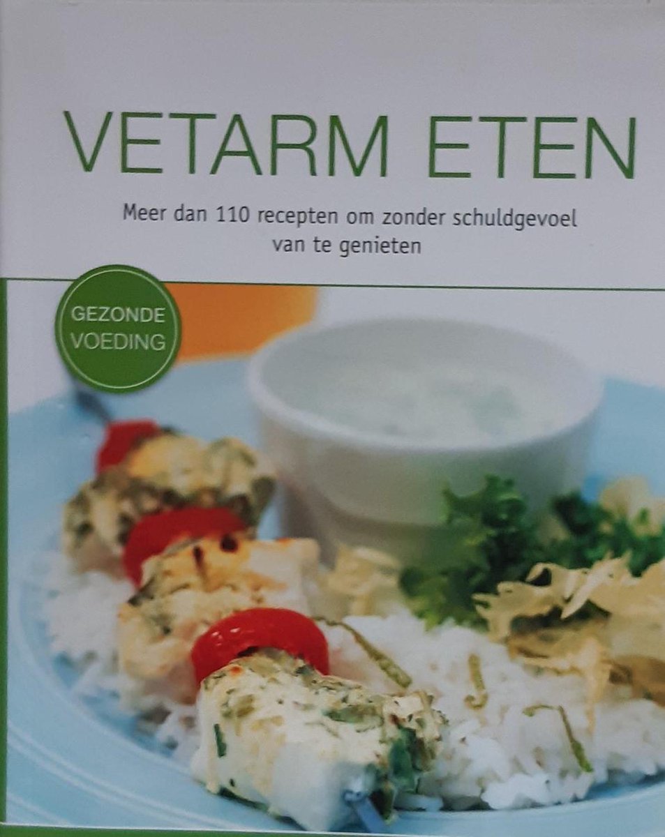 boekenbalie_4050847014971_cover Vetarm eten. Gezonde voeding.
