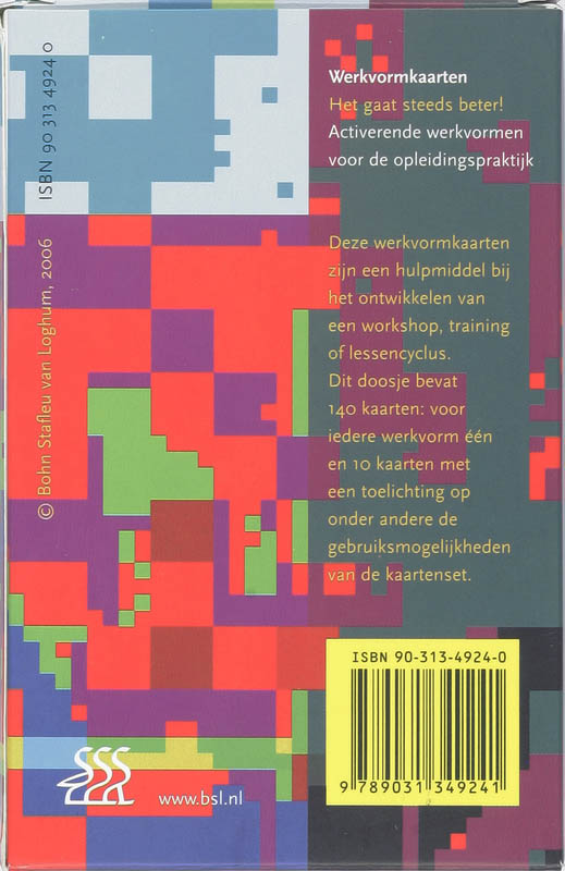 Het gaat steeds beter! / Docentenreeks achterkant