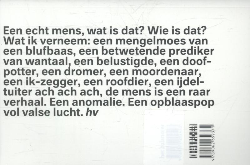 Maskerade achterkant