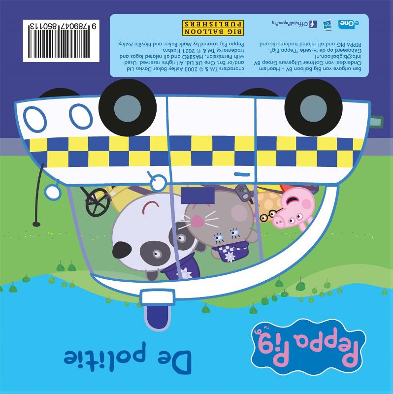 Peppa Pig - Peppa Pig - Brandweer / Politie omdraaiboek achterkant