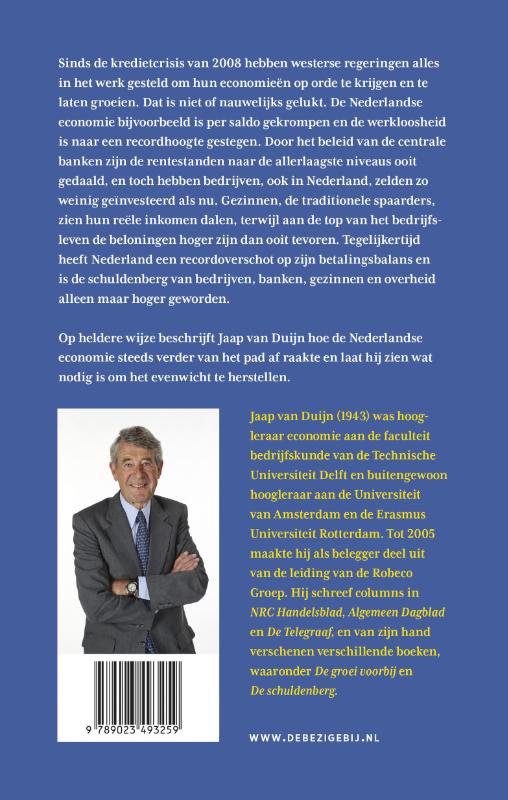 Uit balans achterkant