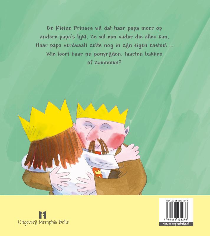 De kleine prinses  -   Ik wil mijn papa! achterkant