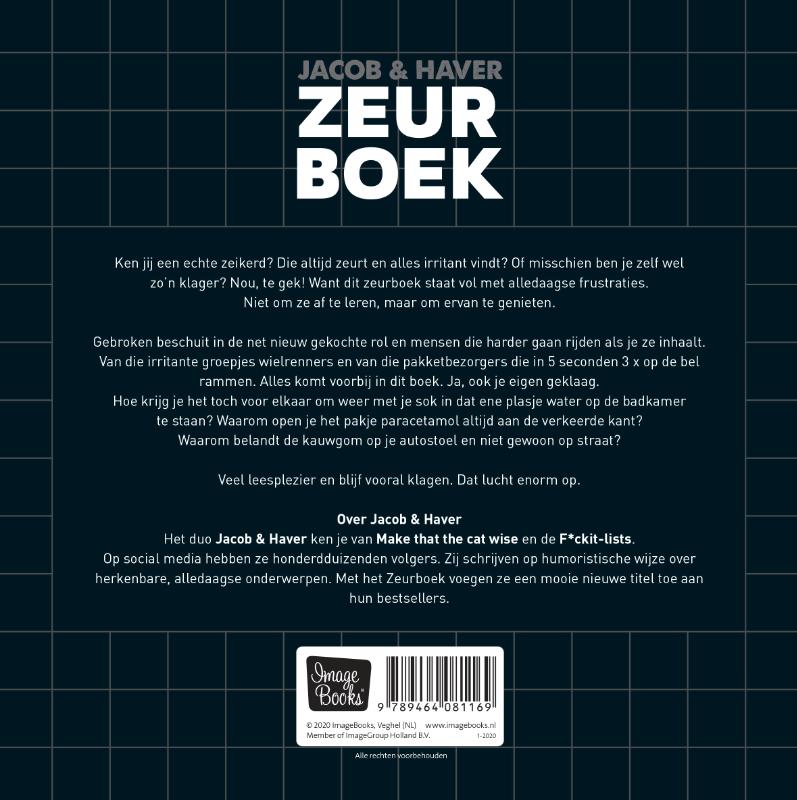 Zeurboek achterkant