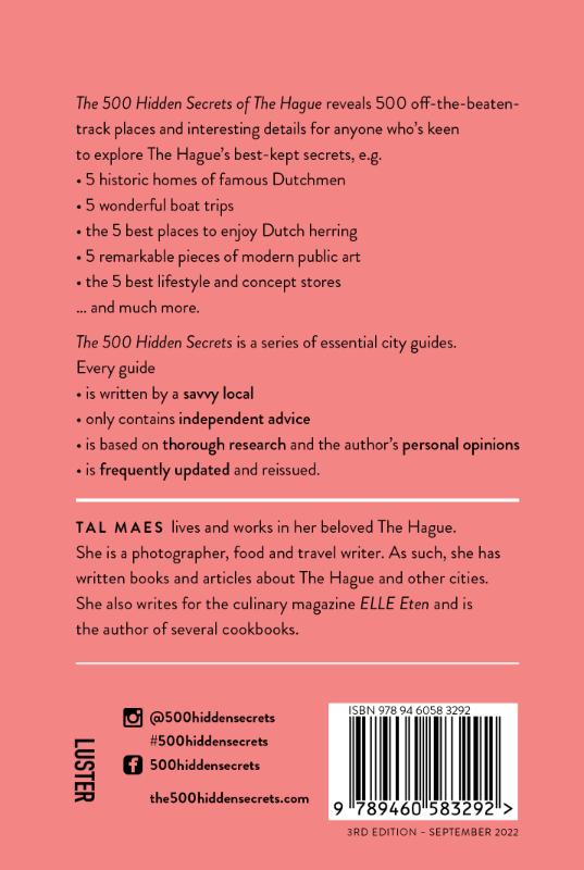 The 500 Hidden Secrets-The 500 Hidden Secrets of The Hague achterkant