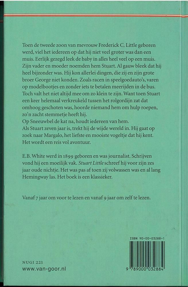 Stuart Little achterkant