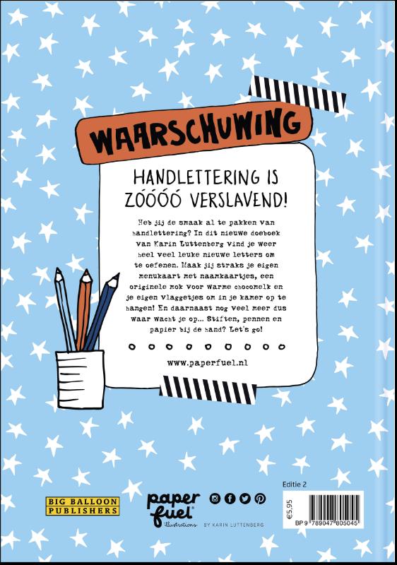 Handlettering, doe je mee? Editie 2 achterkant