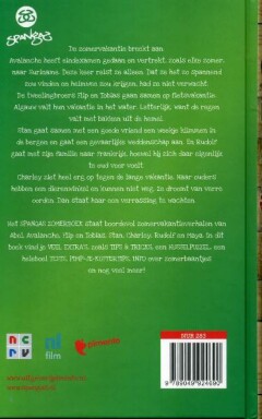 SpangaS zomerboek / SpangaS achterkant