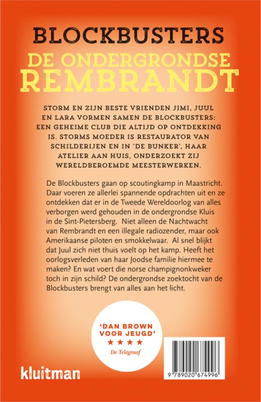 De ondergrondse Rembrandt / Blockbusters achterkant