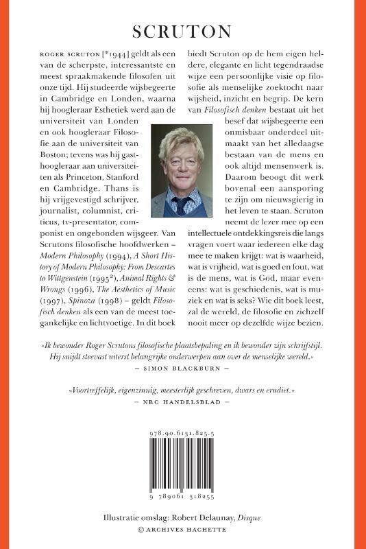 Filosofisch denken achterkant