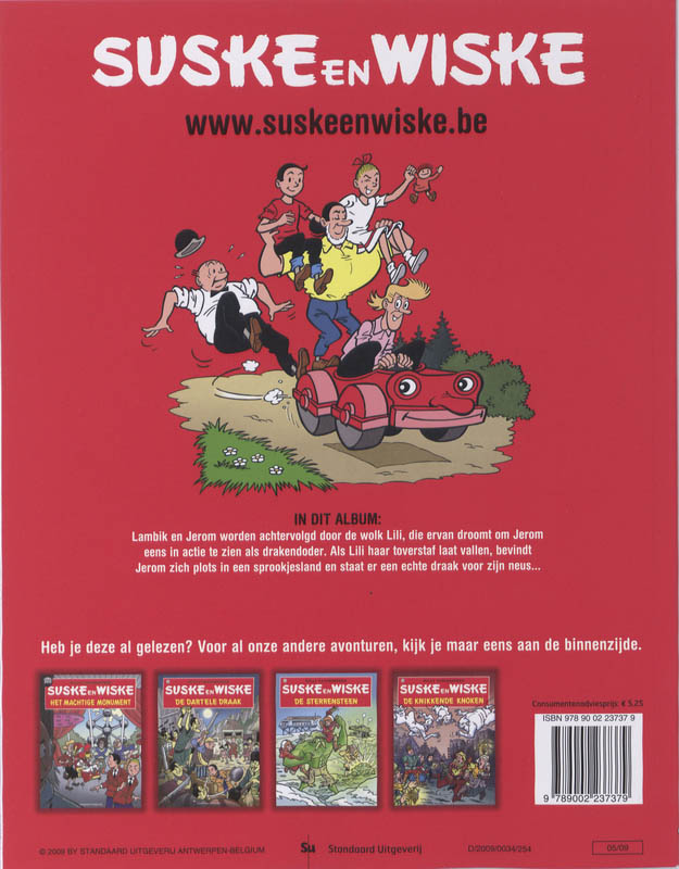 Suske En Wiske 085 De Schone Slaper achterkant