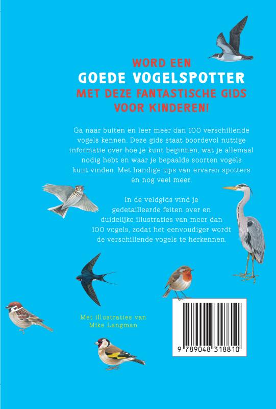 Vogels spotten achterkant