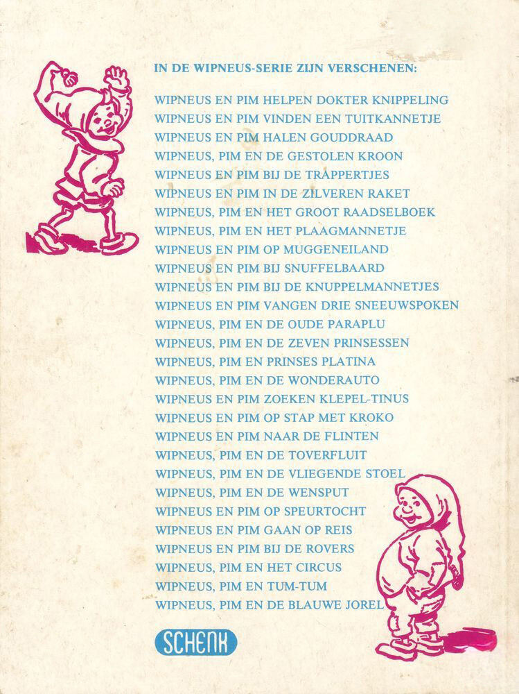 Wipneus en Pim vinden een tuitkannetje / Wipneus-serie achterkant