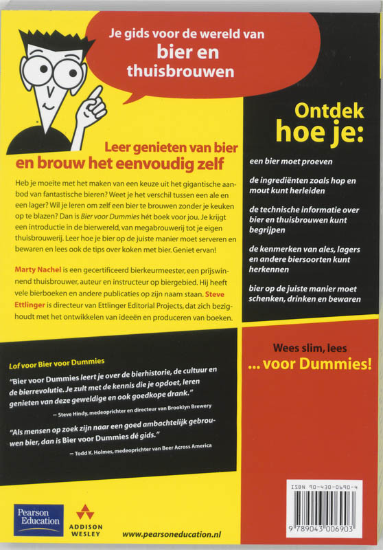 Bier voor Dummies / Voor Dummies Bier voor Dummies / Voor Dummies achterkant
