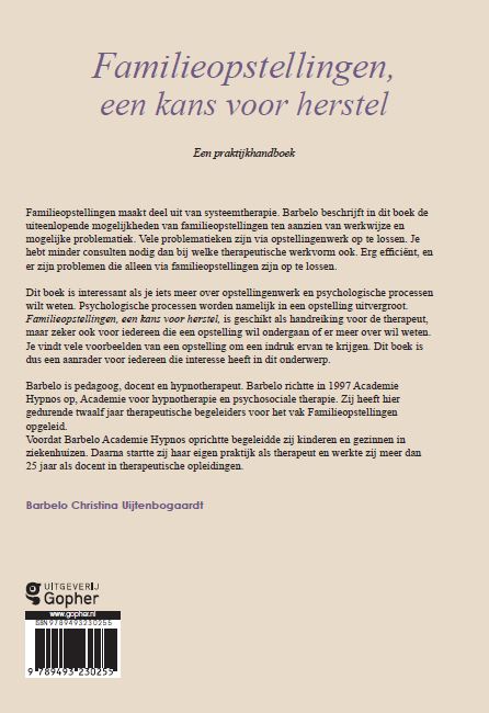 Familieopstellingen, een kans voor herstel achterkant