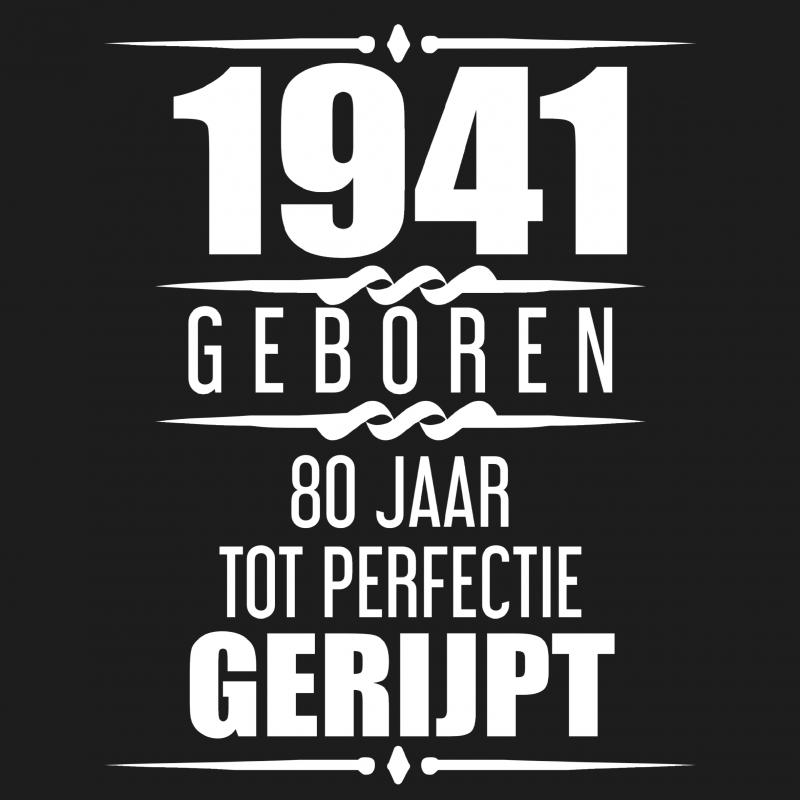 1943 Geboren 80 Jaar Tot Perfectie Gerijpt
