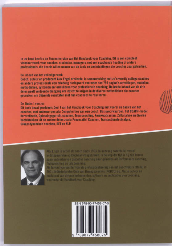 het Handboek voor Coaching Student version achterkant