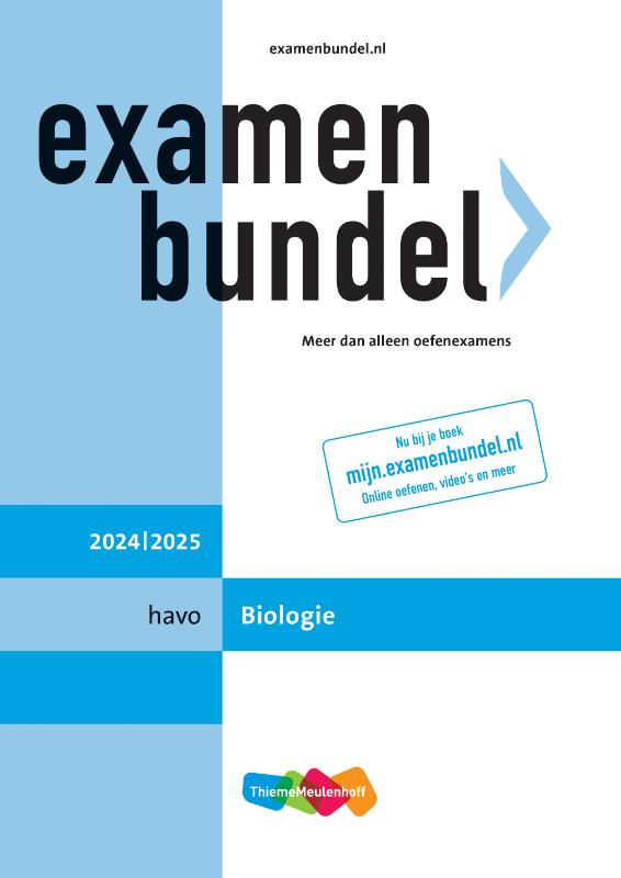 Examenbundel havo Biologie 2024/2025