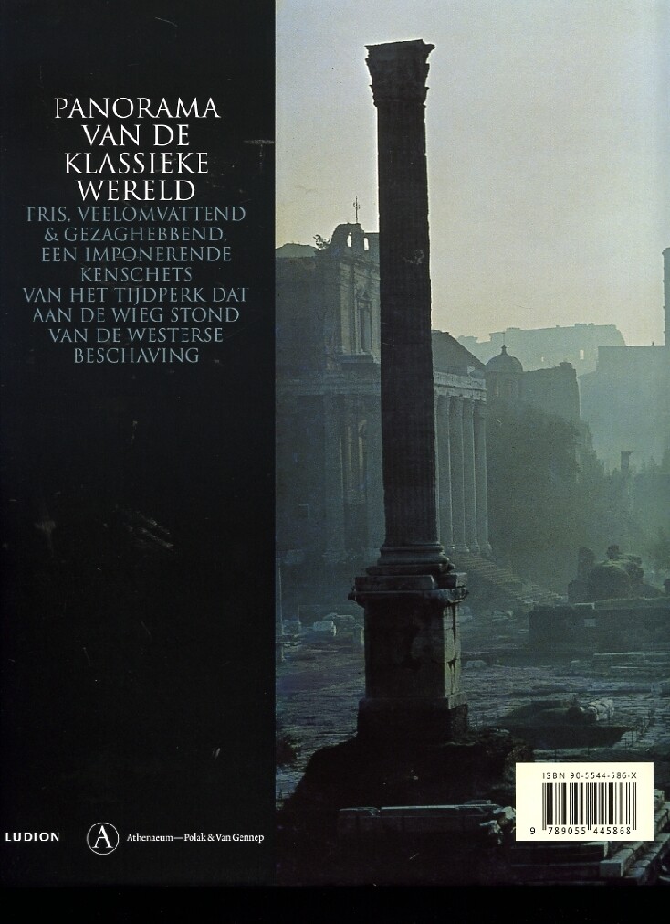 Panorama van de klassieke wereld achterkant