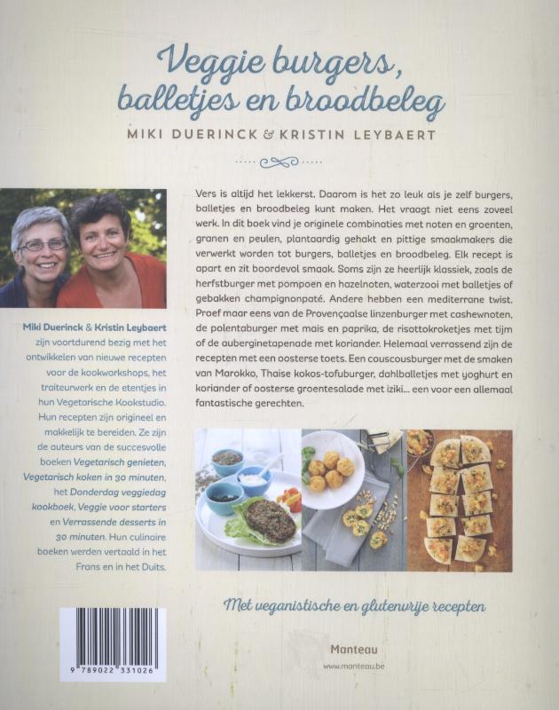 Veggie burgers, balletjes en broodbeleg achterkant