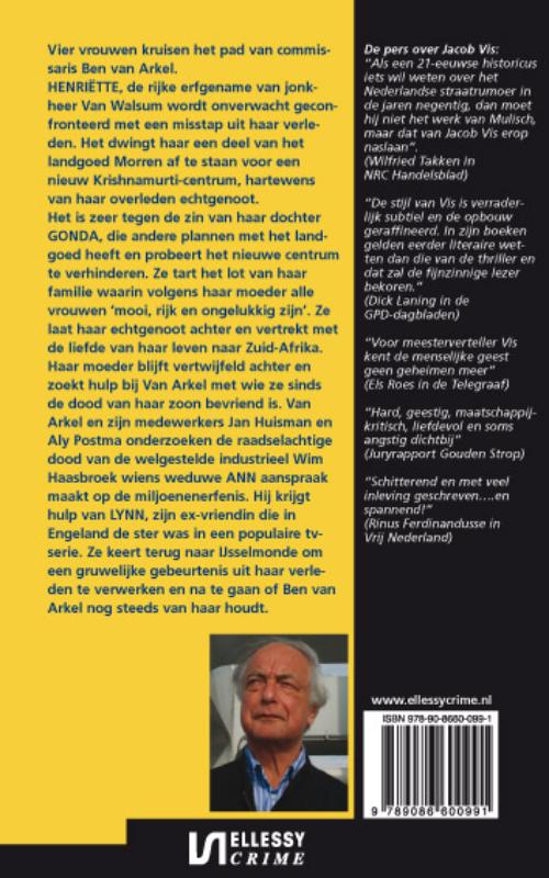De erfgename / Ellessy crime achterkant