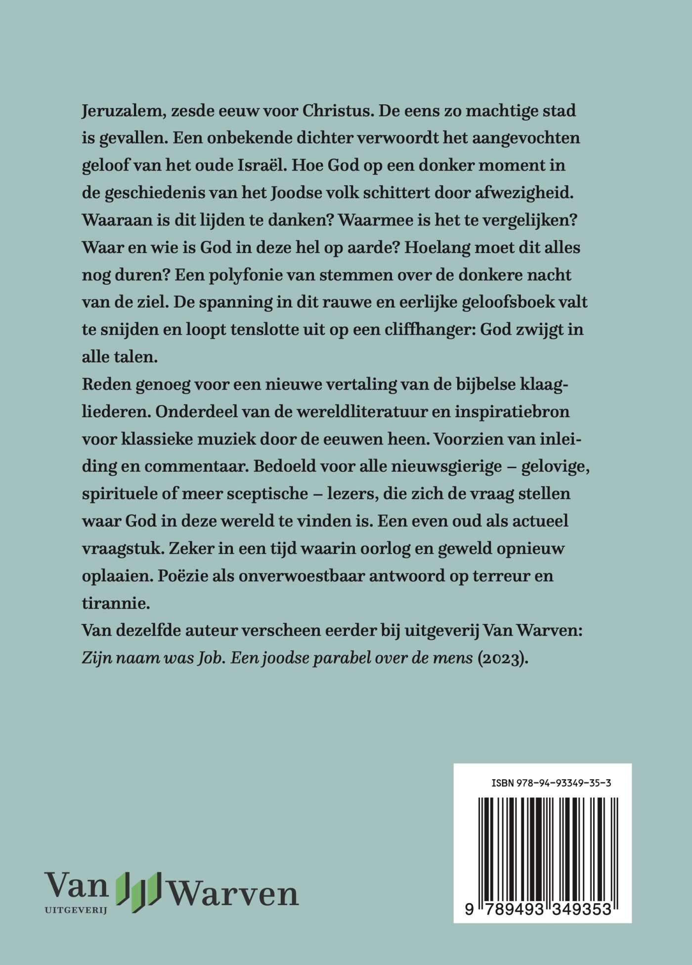 Hoe God schitterde door afwezigheid achterkant