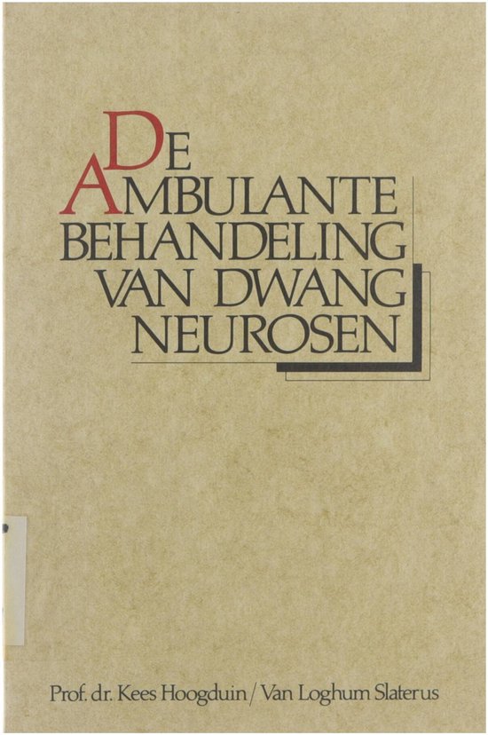 AMBULANTE BEHANDELING DWANGNEUROSEN