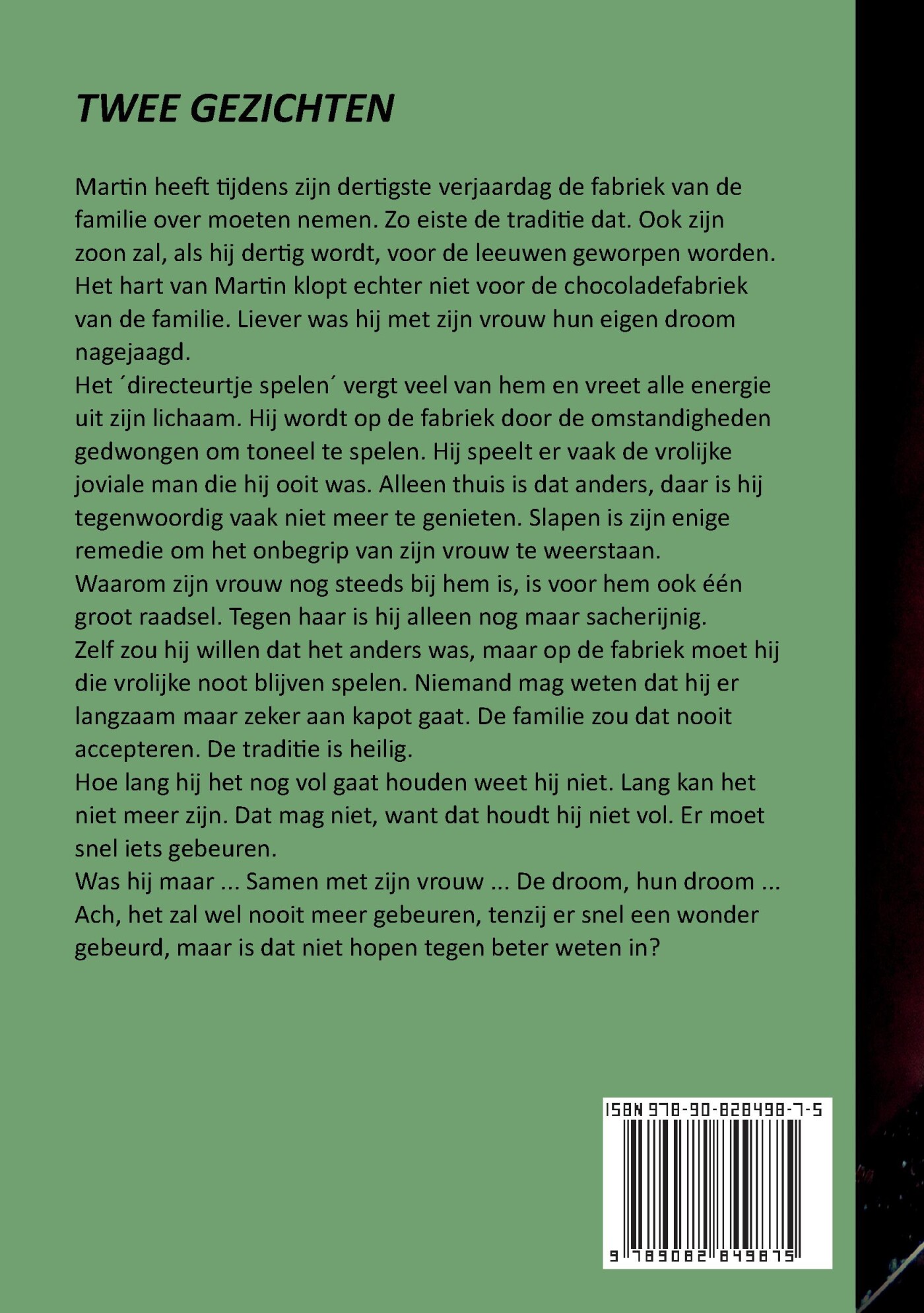 Twee gezichten achterkant