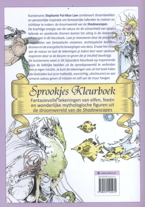 Sprookjes kleurboek achterkant