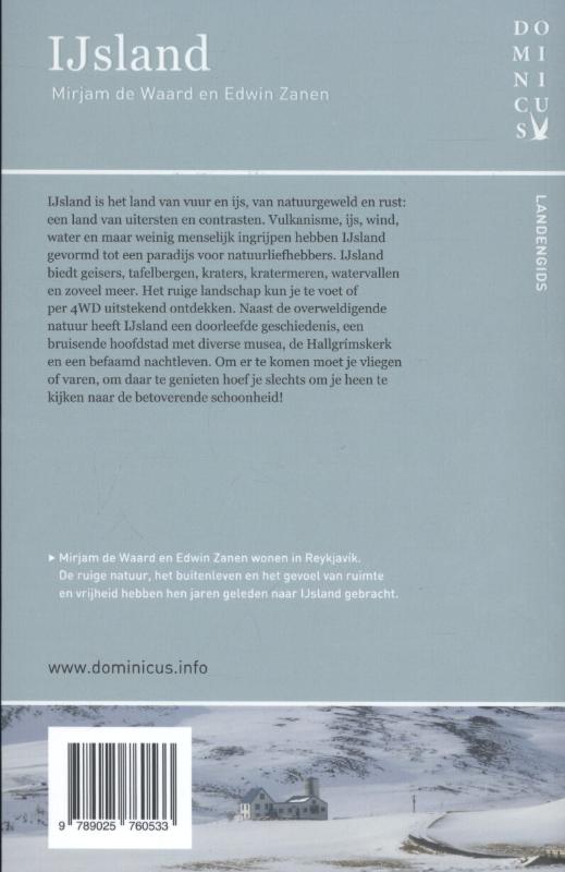 IJsland / Dominicus landengids achterkant