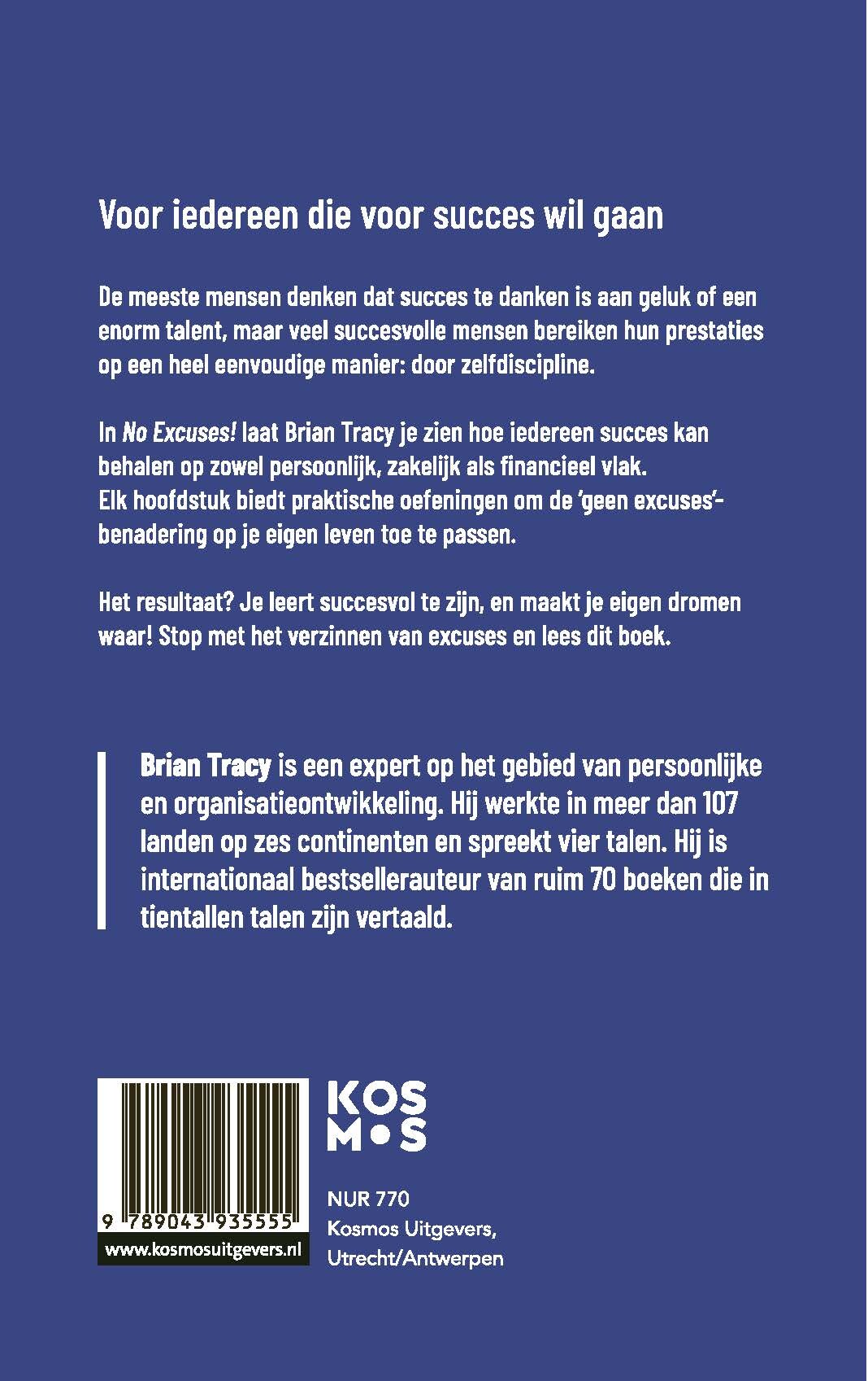 No excuses! achterkant