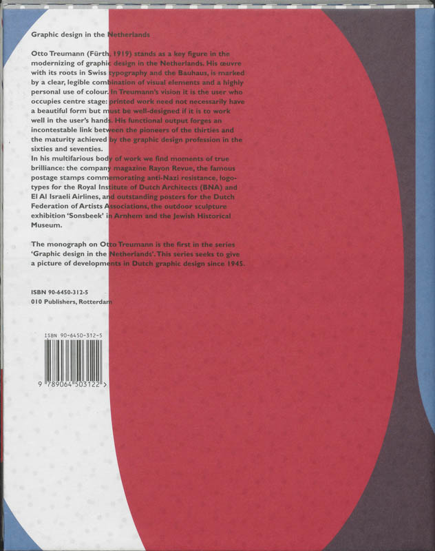 Otto Treumann / Engelse editie / Grafisch ontwerpen in Nederland achterkant
