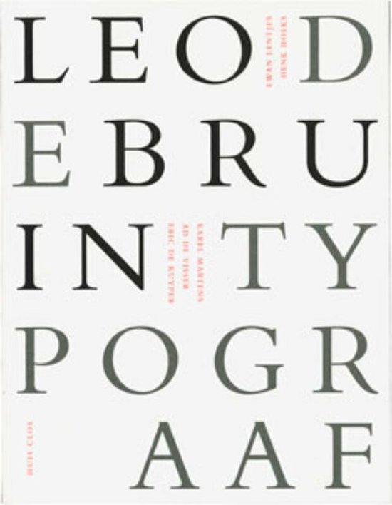 Leo de Bruin typograaf / Huis Clos-reeks / 36