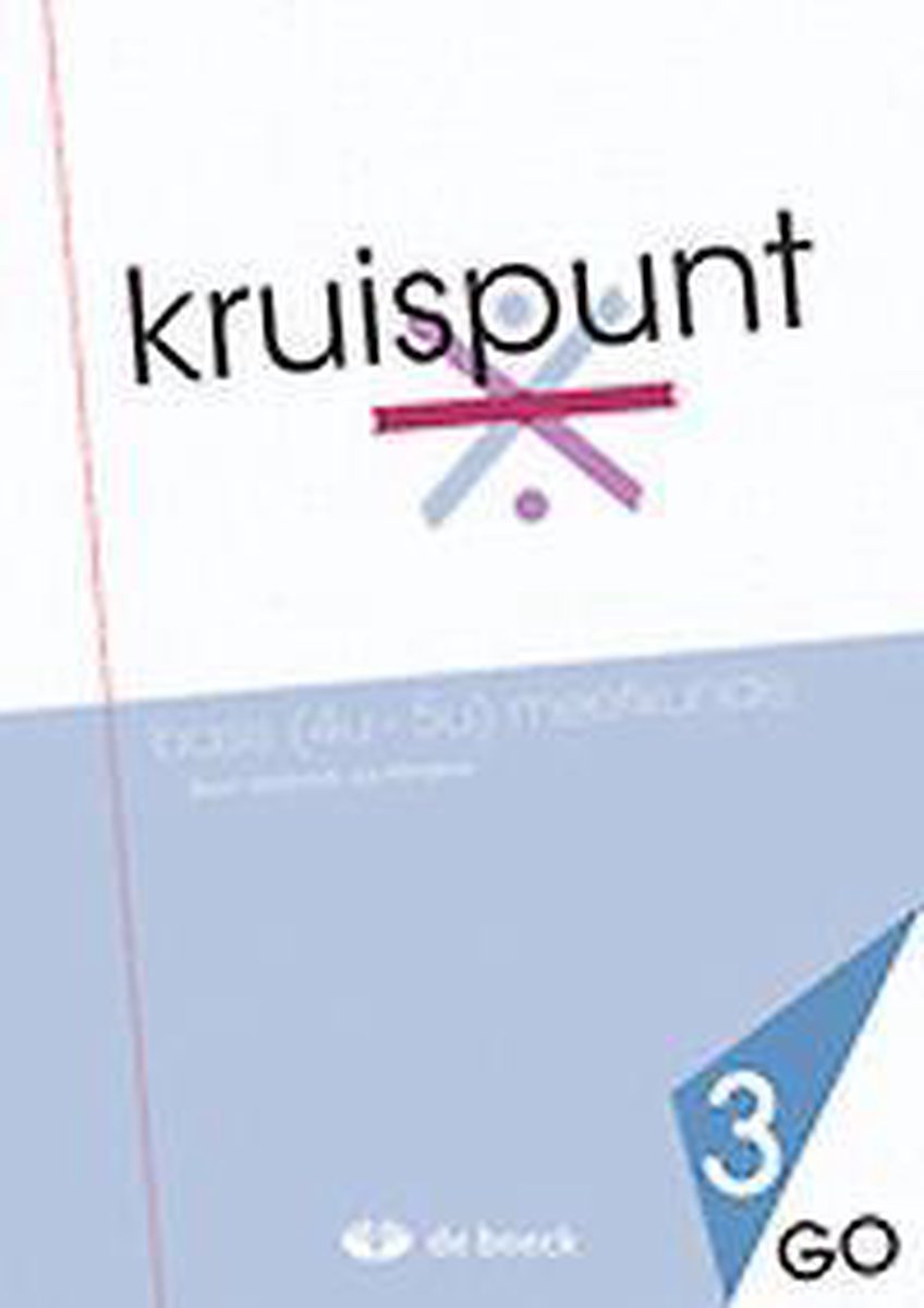 Kruispunt 3 - basis (4u - 5u) meetkunde (go) - leerwerkboek