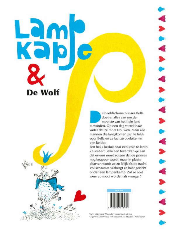 Lampkapje en de wolf achterkant