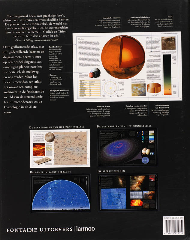 Geïllustreerde Atlas van het Universum achterkant